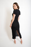 Lori Textured Midi Dress