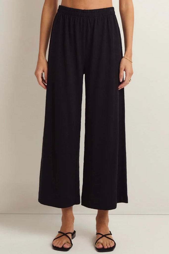 Scout Textured Slub Pant // black