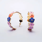 HELLO EDIE // Enamel Flower Hoop