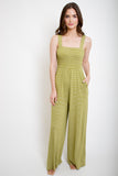 Knit Stripe Jumpsuit // curvy