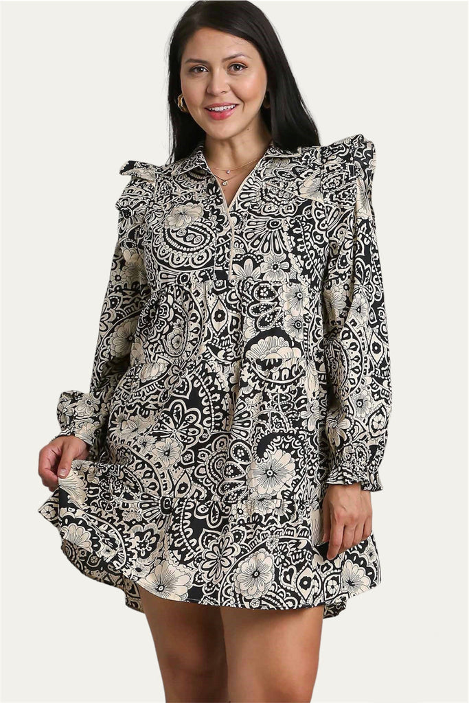 Emma Floral Dress // curvy