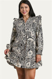 Emma Floral Dress // curvy