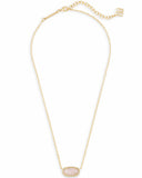 Elisa Necklace in Rose Quartz