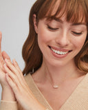 Elisa Necklace in Rose Quartz