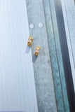 HELLO EDIE // Champagne Ridged Huggie