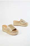 Peony Braided Slides