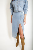 Rowan Denim Midi Skirt