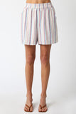 Angelina Linen Stripe Short