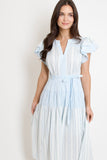 Molly Striped Midi Dress