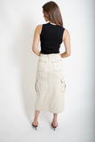 Midi Cargo Skirt
