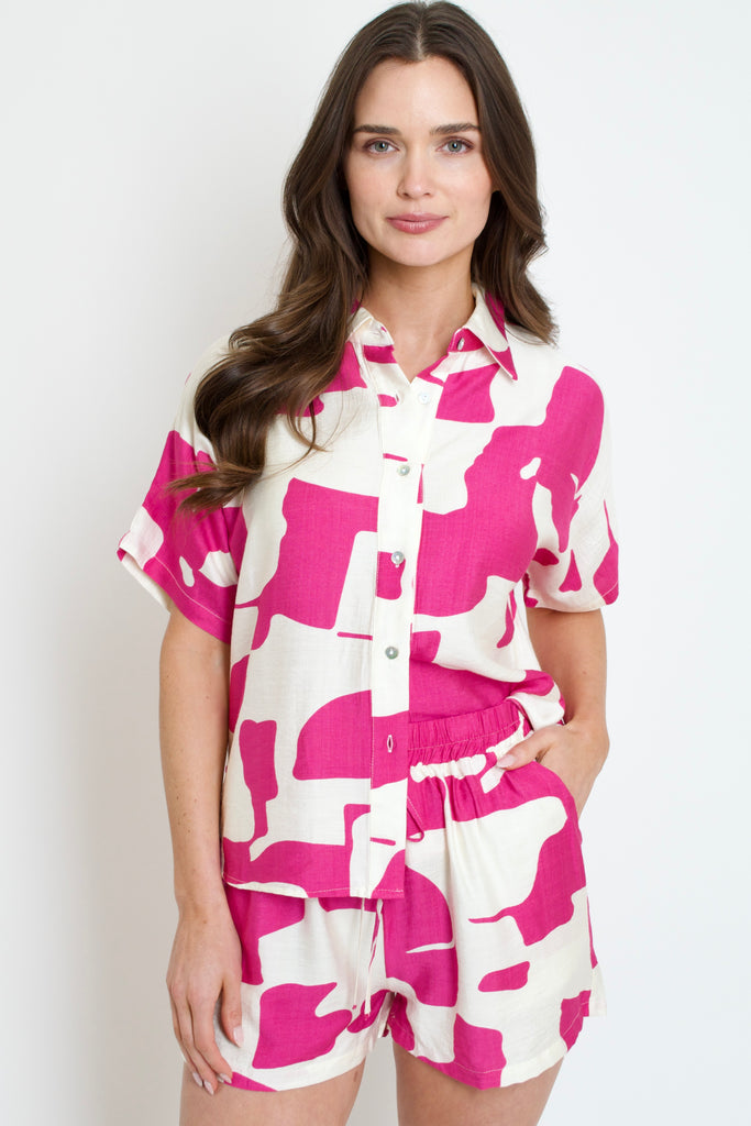 Fuschia Waves Set
