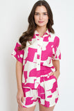 Fuschia Waves Set