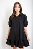 Levy Button Dress
