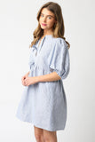 Jenny Linen Stripe Dress