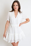 Ivory Breeze Mini Dress