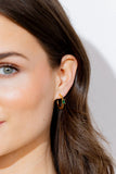 HELLO EDIE // Emerald Baugette Huggie