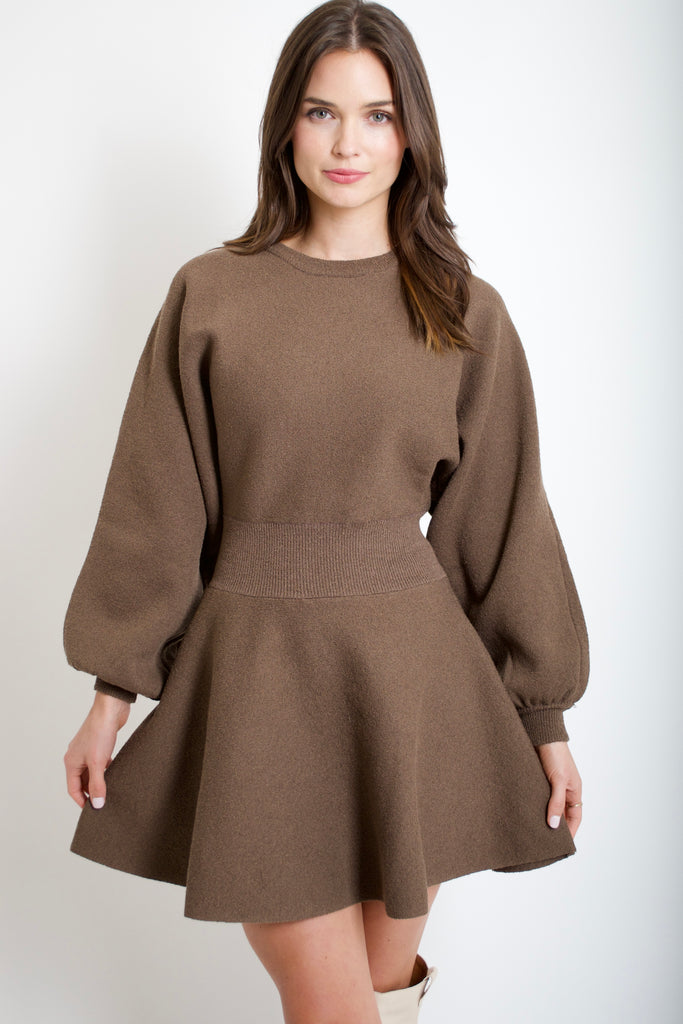Chocolate Sweater Dress