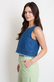 Dafne Denim Top
