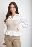 Corset Sweater Top