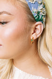 HELLO EDIE // Emerald Baugette Huggie