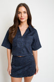 Aegean Wild Crop Shirt