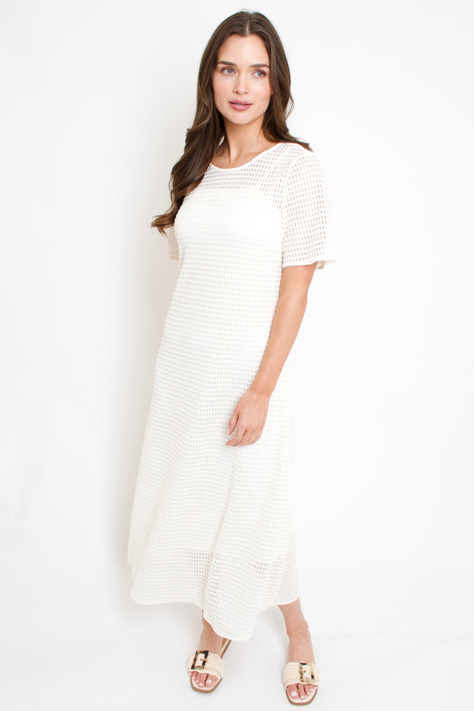 Vanilla Honeycomb Maxi Dress