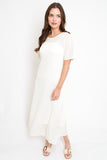 Vanilla Honeycomb Maxi Dress