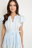 Molly Striped Midi Dress