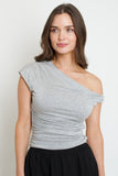 Alkia Twist Top // grey