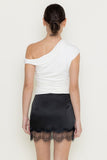 Alkia Twist Top // white