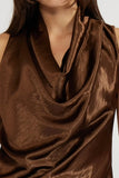 Dorothy Satin Bronze Top