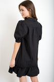 Levy Button Dress