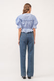 Hydrangea Eyelet Top