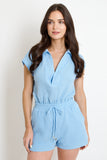 Daylight Gauze Romper // baby blue