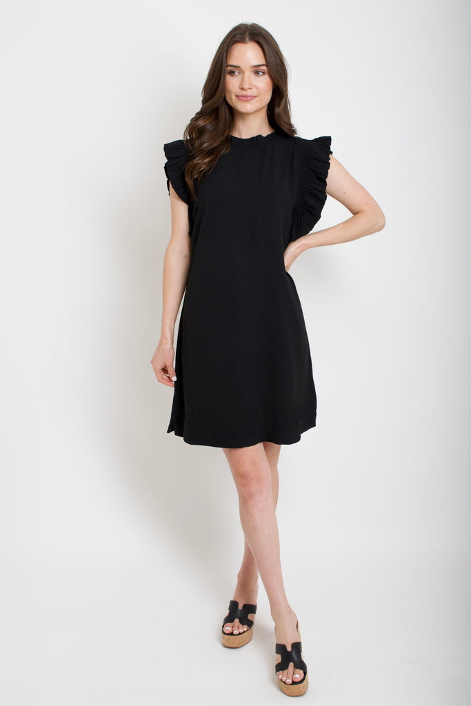 Ruffle Shift Dress // curvy