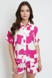 Fuschia Waves Set