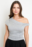 Alkia Twist Top // grey