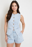 Mia Denim Vest
