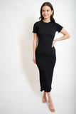 Lori Textured Midi Dress