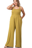 Knit Stripe Jumpsuit // curvy