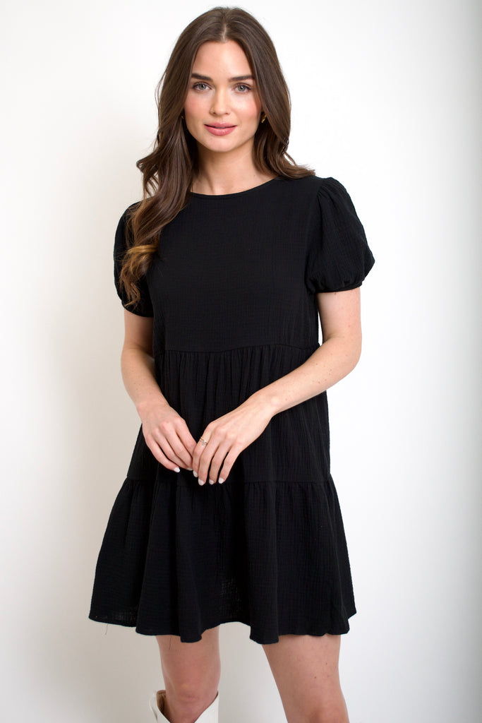 Black Gauze Dress