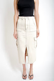 Midi Cargo Skirt