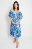 Riviera Floral Midi Dress