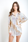 Zendaya Sequin Blouse