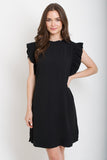 Ruffle Shift Dress // curvy