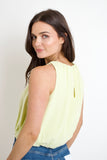 Colette Bubble Top // lime