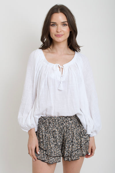 Cloud Linen Top