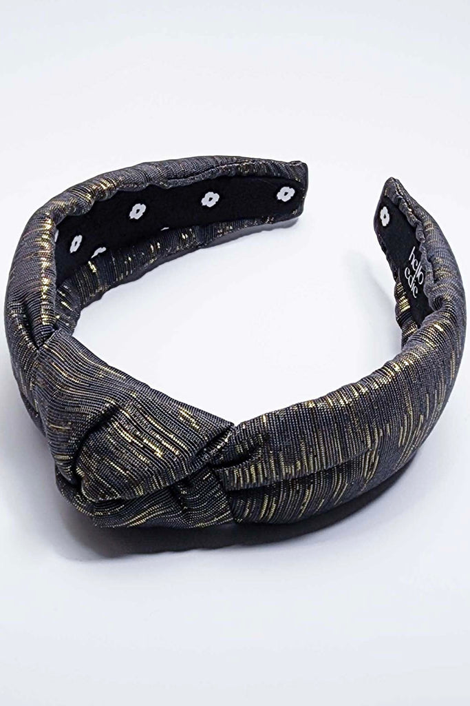 HELLO EDIE // Metallic Knot BLACK