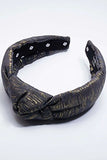 HELLO EDIE // Metallic Knot BLACK