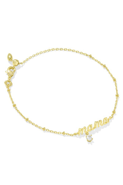 Mama Gold Crystal Bracelet
